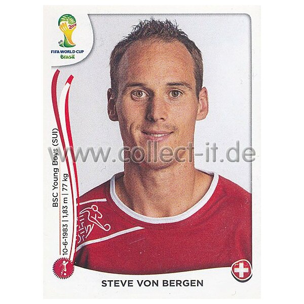 WM 2014 - Sticker 341 - Steve Von Bergen