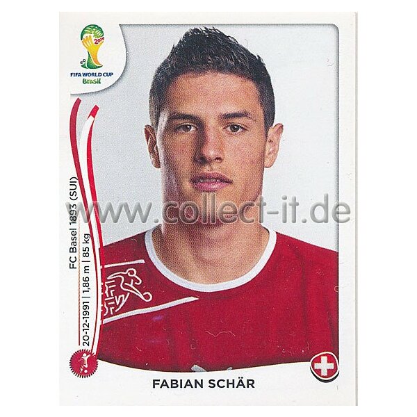 WM 2014 - Sticker 342 - Fabian Schär