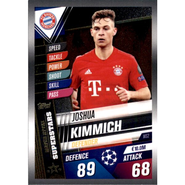 MS2 - Joshua Kimmich - Match Attax Superstars - 2019/2020