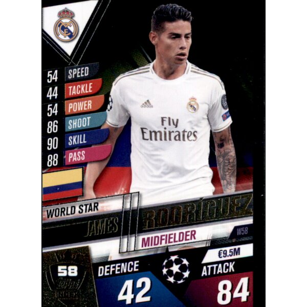 W58 - James Rodriguez - World Star - 2019/2020