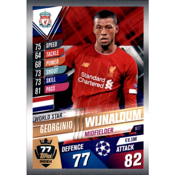 W77 - Georginio Wijnaldum - World Star - 2019/2020