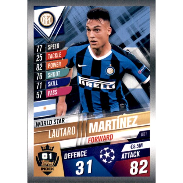 W81 - Lautaro Martinez - World Star - 2019/2020