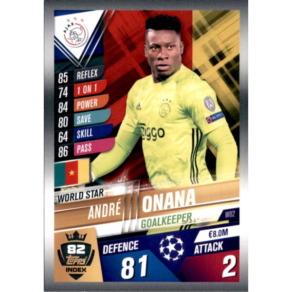 W82 - Andre Onana - World Star - 2019/2020