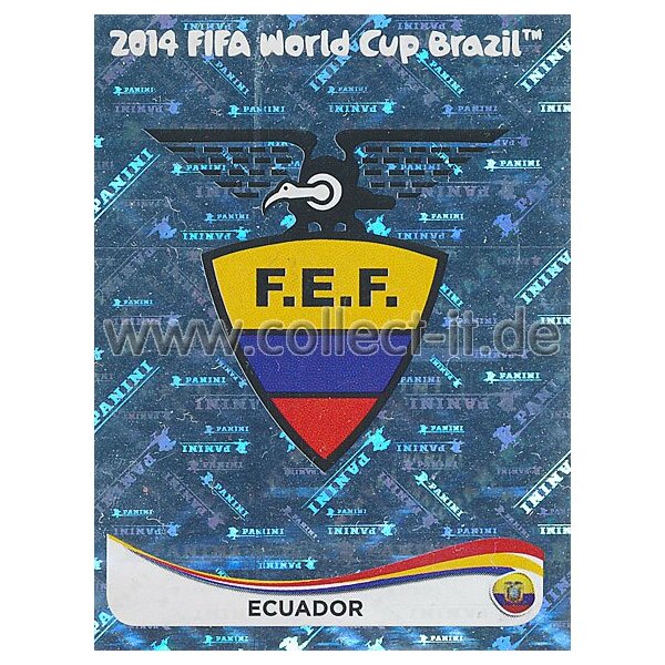 WM 2014 - Sticker 355 - Ecuador Logo