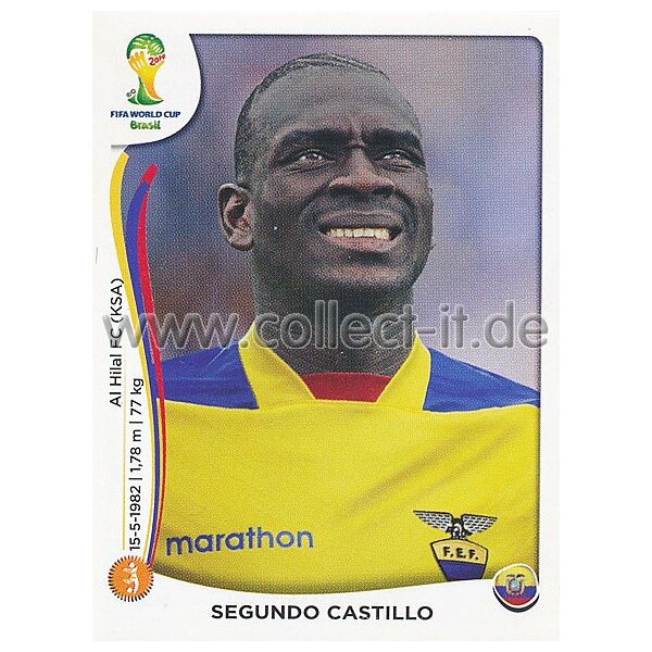 WM 2014 - Sticker 367 - Segundo Castillo