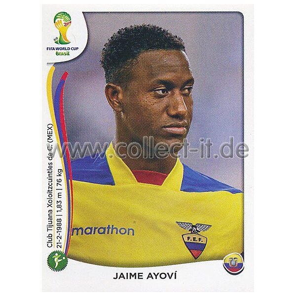 WM 2014 - Sticker 373 - Jaime Ayovi