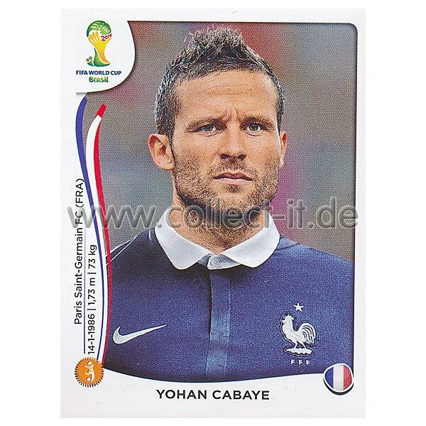 WM 2014 - Sticker 384 - Yohan Cabaye