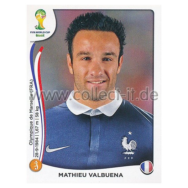 WM 2014 - Sticker 387 - Mathieu Valbuena