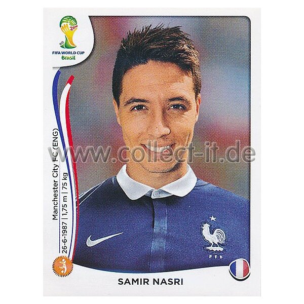 WM 2014 - Sticker 388 - Samir Nasri