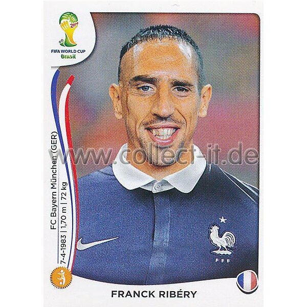 WM 2014 - Sticker 389 - Franck Ribery