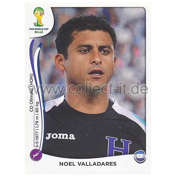 WM 2014 - Sticker 395 - Noel Valladares