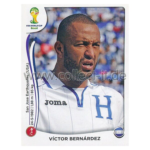 WM 2014 - Sticker 397 - Victor Bernardez