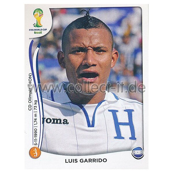 WM 2014 - Sticker 405 - Luis Garrido