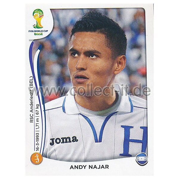 WM 2014 - Sticker 407 - Andy Najar