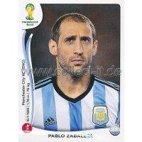 WM 2014 - Sticker 415 - Pablo Zabaleta