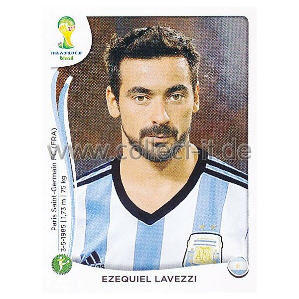 WM 2014 - Sticker 426 - Ezequiel Lavezzi