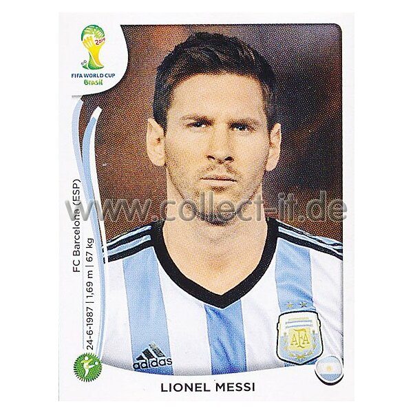 WM 2014 - Sticker 430 - Lionel Messi