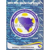 WM 2014 - Sticker 431 - Bosnien-Herzegowina Logo