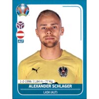 EM 2020 Preview - Sticker AUT9 - Alexander Schlager -...