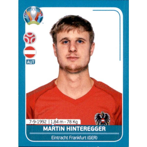 EM 2020 Preview - Sticker AUT12 - Martin Hinteregger - Österreich