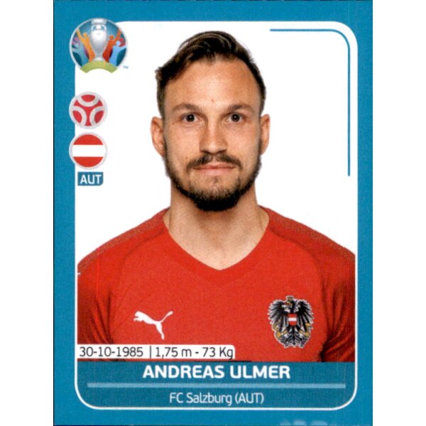 EM 2020 Preview - Sticker AUT14 - Andreas Ulmer - Österreich