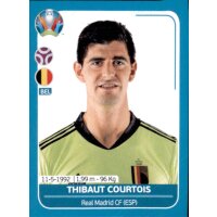 EM 2020 Preview - Sticker BEL7 - Thibaut Courtois - Belgien