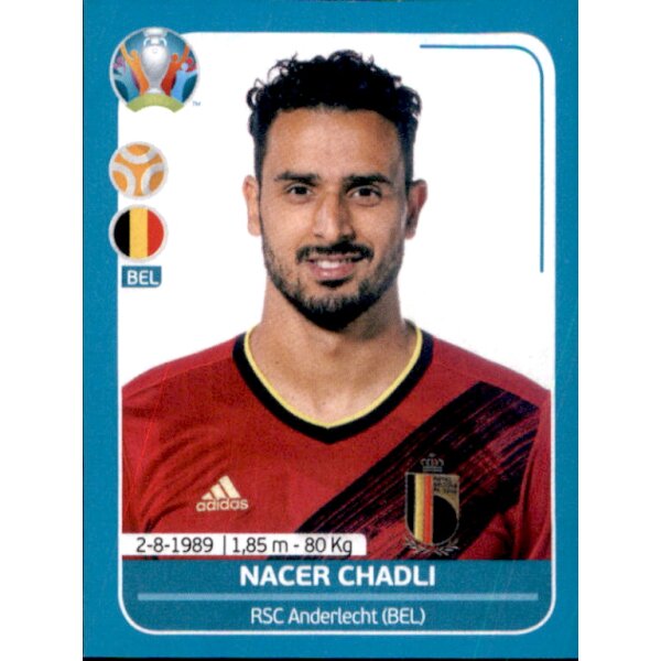 EM 2020 Preview - Sticker BEL18 - Nacer Chadli - Belgien