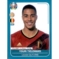 EM 2020 Preview - Sticker BEL21 - Youri Tielemans - Belgien