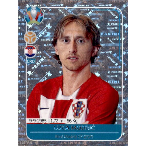 EM 2020 Preview - Sticker CRO6 - Luka Modric - Kroatien