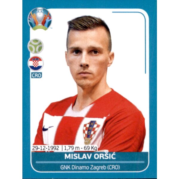 EM 2020 Preview - Sticker CRO28 - Mislav Orsic - Kroatien