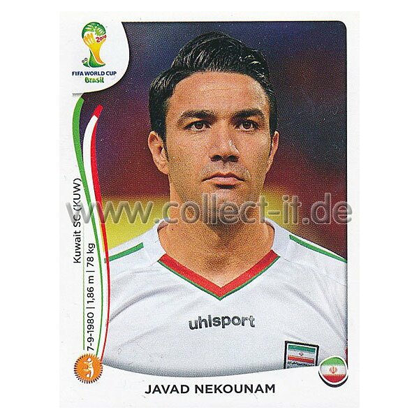 WM 2014 - Sticker 460 - Javad Nekounam