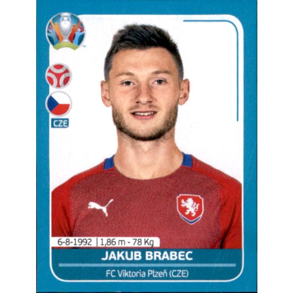 EM 2020 Preview - Sticker CZE11 - Jakub Brabec - Tschechische Republik