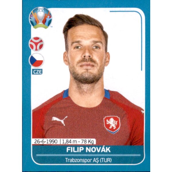 EM 2020 Preview - Sticker CZE15 - Filip Novak - Tschechische Republik