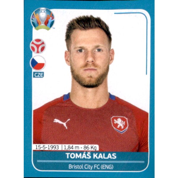 EM 2020 Preview - Sticker CZE16 - Tomas Kalas - Tschechische Republik