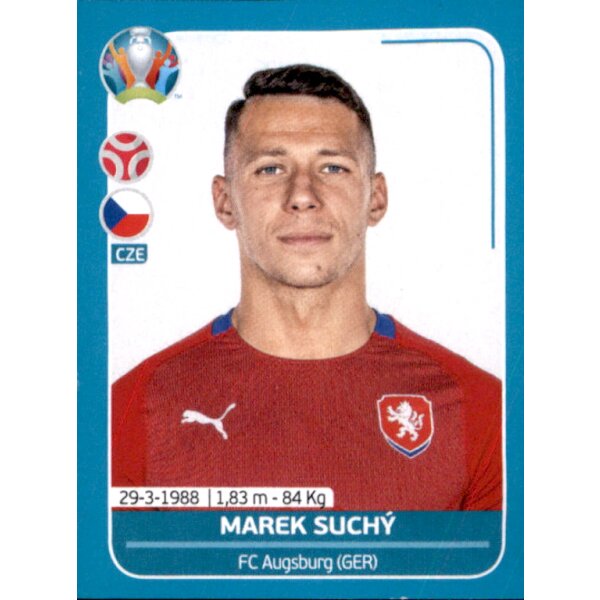 EM 2020 Preview - Sticker CZE17 - Marek Suchy - Tschechische Republik