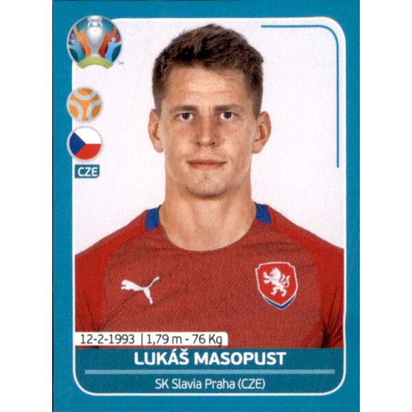 EM 2020 Preview - Sticker CZE23 - Lukas Masopust - Tschechische Republik