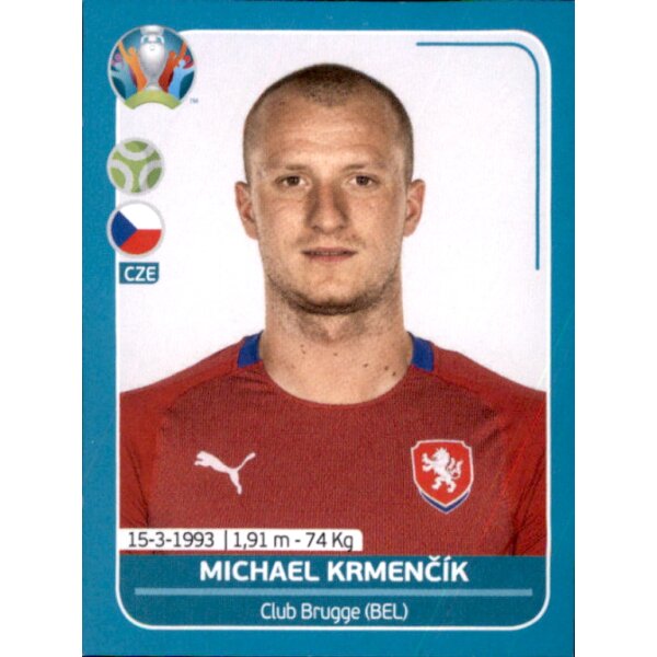 EM 2020 Preview - Sticker CZE26 - Michael Krmencik - Tschechische Republik