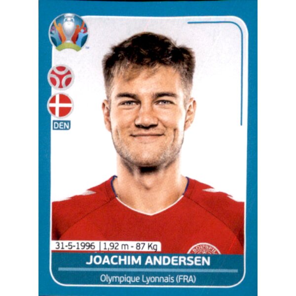 EM 2020 Preview - Sticker DEN10 - Joachim Andersen - Dänemark