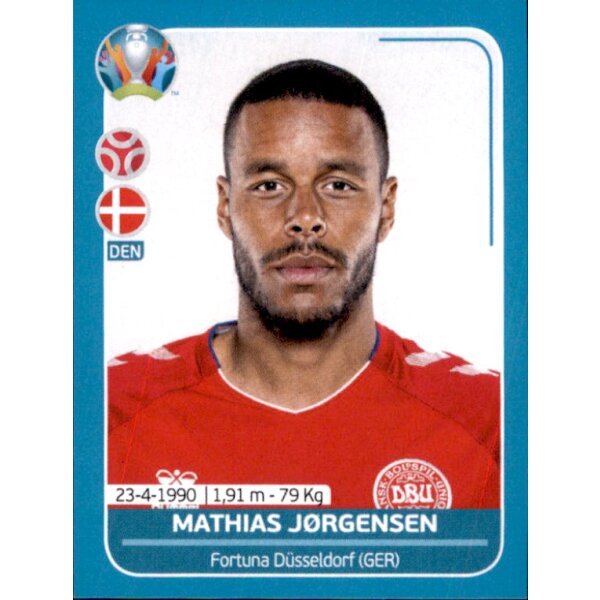 EM 2020 Preview - Sticker DEN13 - Mathias Jorgensen - Dänemark