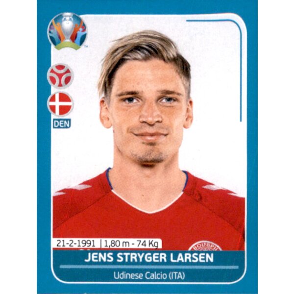 EM 2020 Preview - Sticker DEN14 - Jens Stryger Larsen - Dänemark