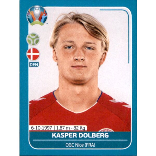 EM 2020 Preview - Sticker DEN24 - Kasper Dolberg - Dänemark