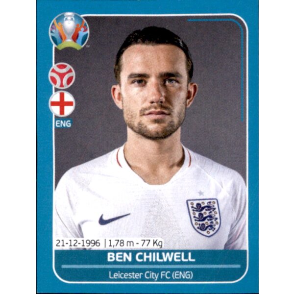 EM 2020 Preview - Sticker ENG14 - Ben Chilwell - England