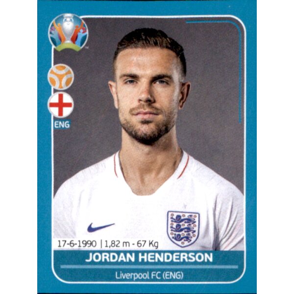 EM 2020 Preview - Sticker ENG18 - Jordan Henderson - England