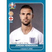 EM 2020 Preview - Sticker ENG18 - Jordan Henderson - England