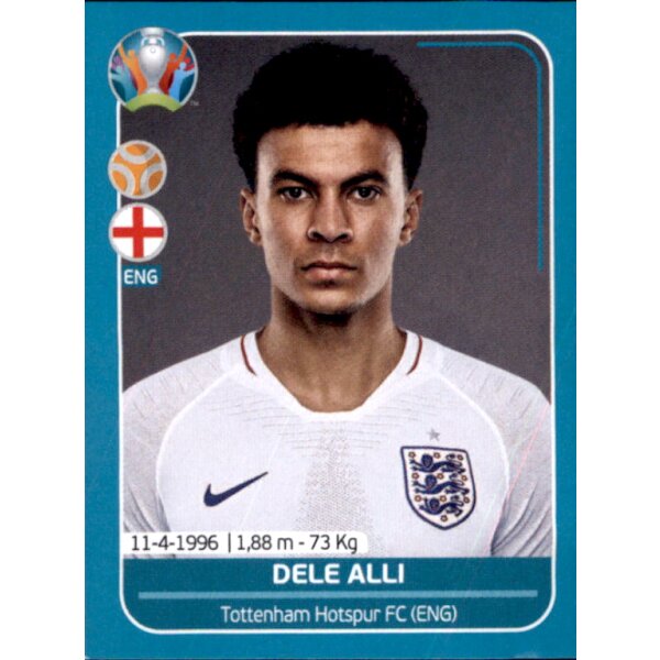 EM 2020 Preview - Sticker ENG23 - Dele Alli - England