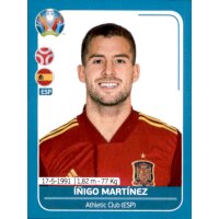 EM 2020 Preview - Sticker ESP14 - Inigo Martinez - Spanien