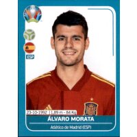 EM 2020 Preview - Sticker ESP27 - Alvaro Morata - Spanien