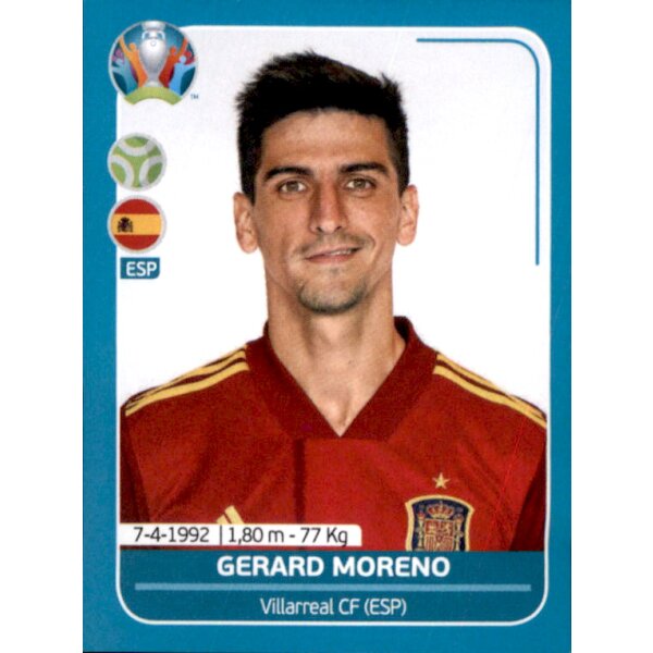 EM 2020 Preview - Sticker ESP28 - Gerard Moreno - Spanien