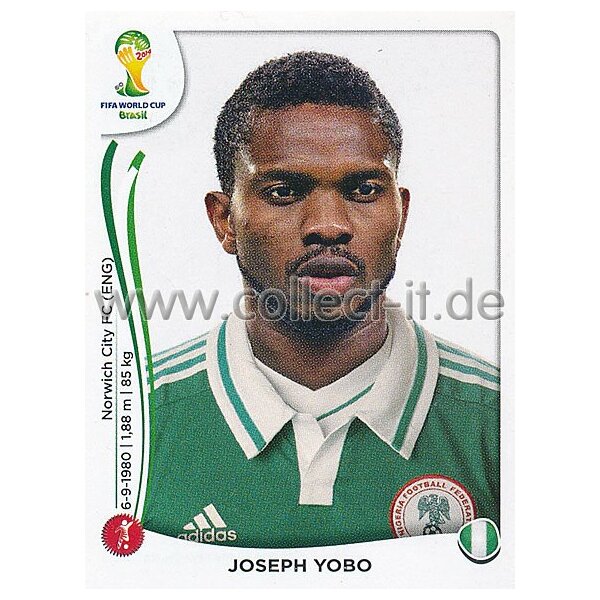 WM 2014 - Sticker 472 - Joseph Yobo