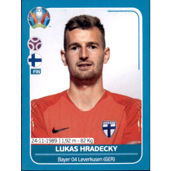 EM 2020 Preview - Sticker FIN7 - Lukas Hradecky - Finnland